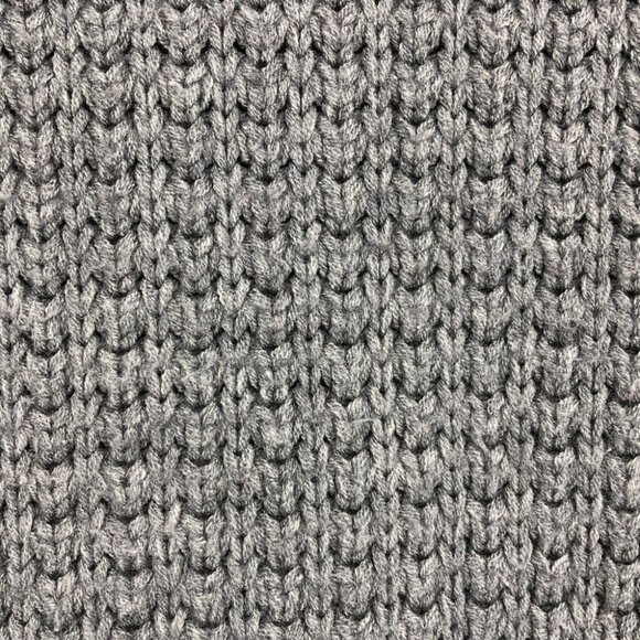 Zara Charcoal Grey Cable Knit Long Sleeve Crew Neck Raglan stitch Sweater size S - Picture 12 of 16